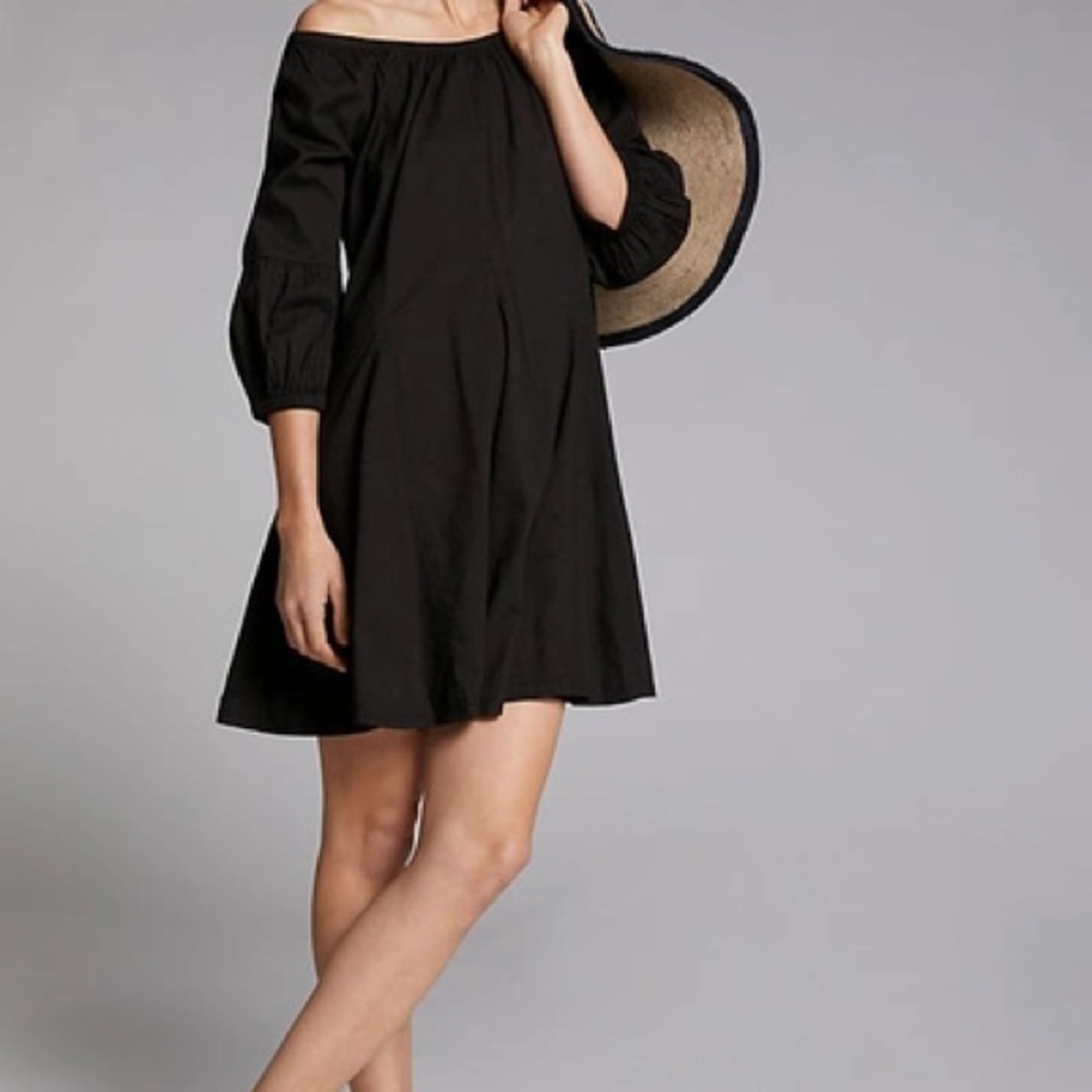Daily Practice by Anthropologie Mollie Tunic Dress In Black Size Small